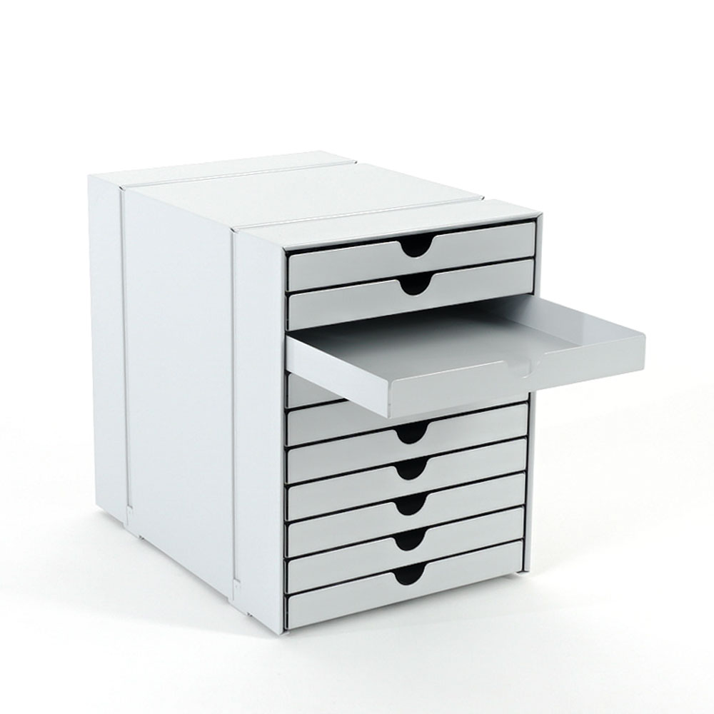 Inos_Kastensystem_C4_10er_lichtgrau_USM_Occasion