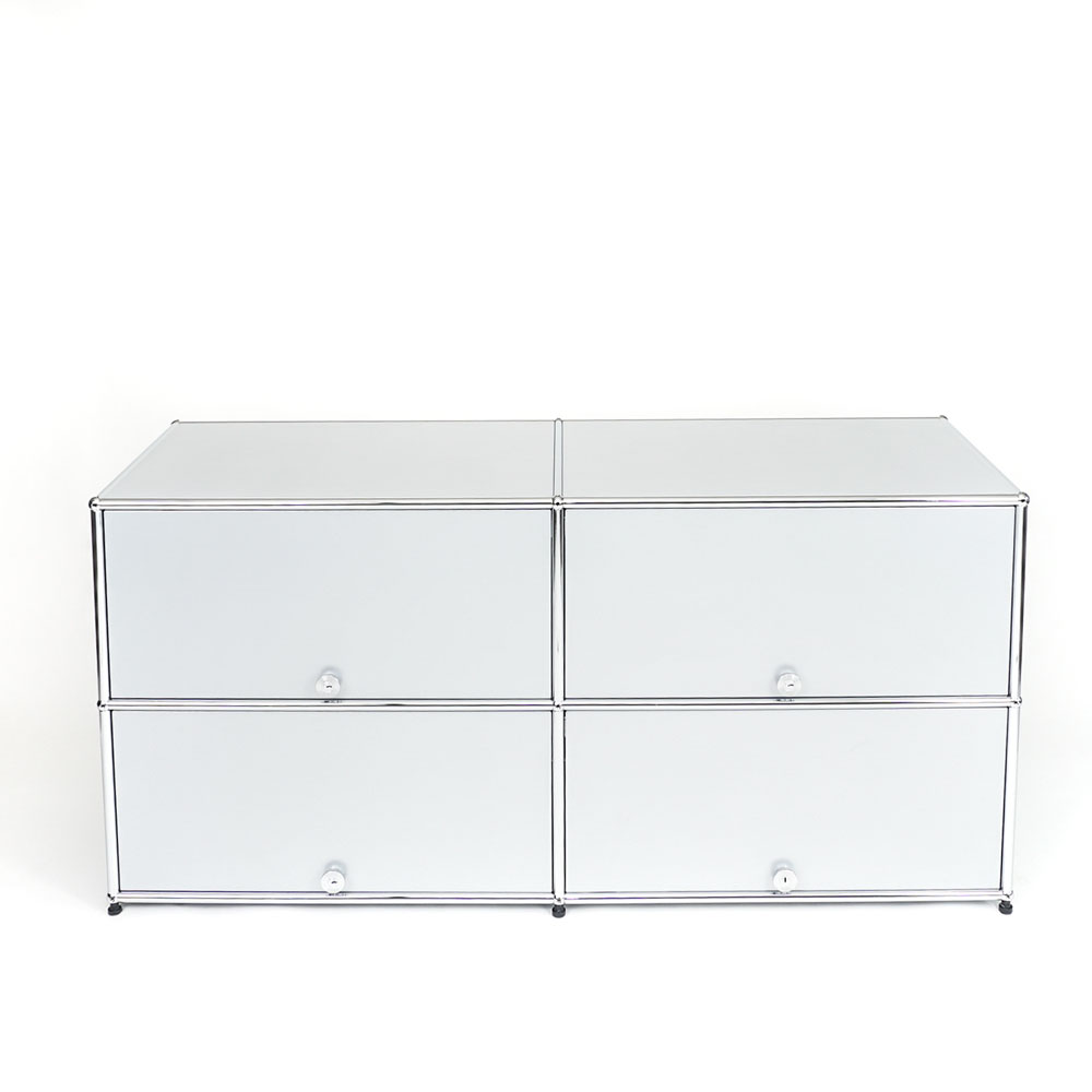 Sideboard USM Haller gebraucht silber Flashfox