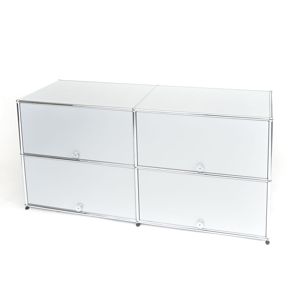 Sideboard USM Haller gebraucht silber Flashfox
