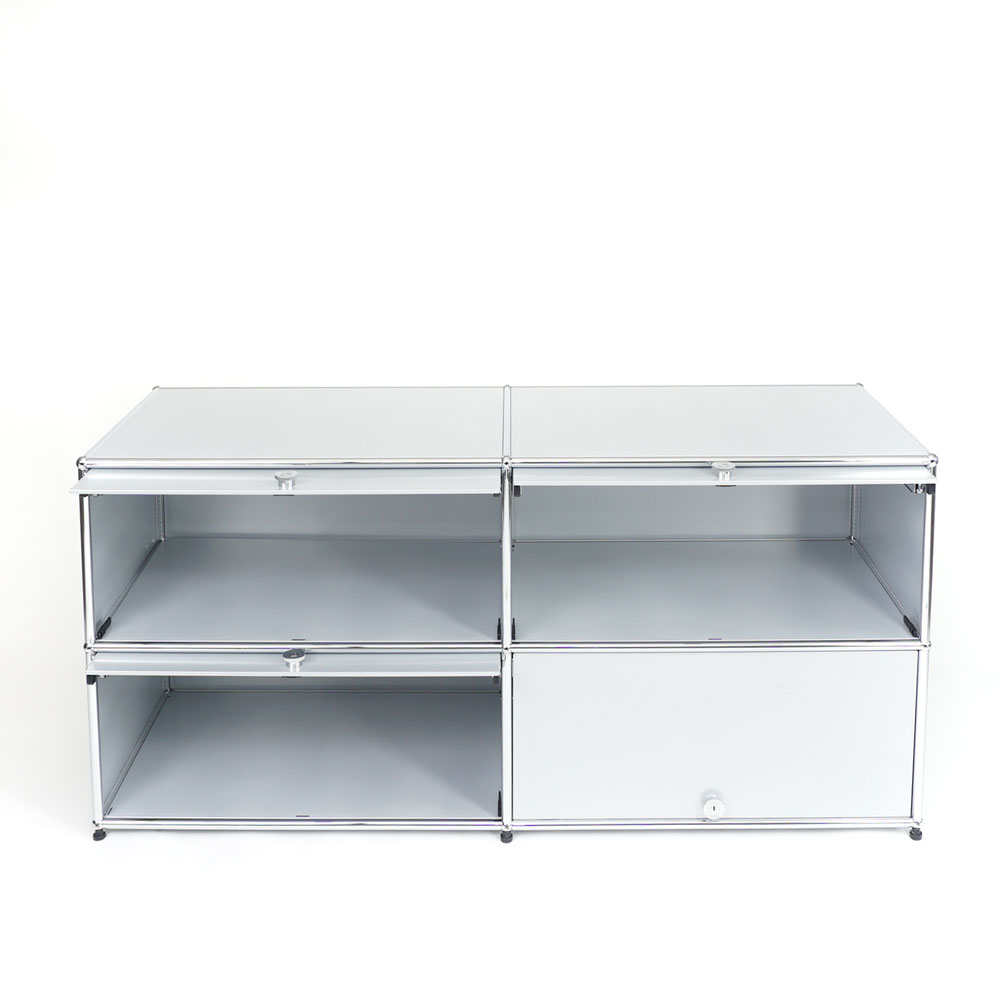 Sideboard USM Haller gebraucht silber Flashfox